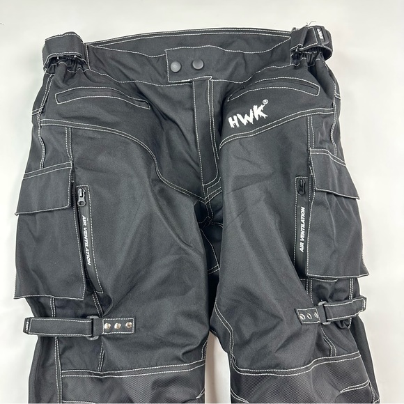 HWK Motorsports Motorcycle Protective Padded Waterproof Riding Pants Size 3XL - Picture 3 of 12